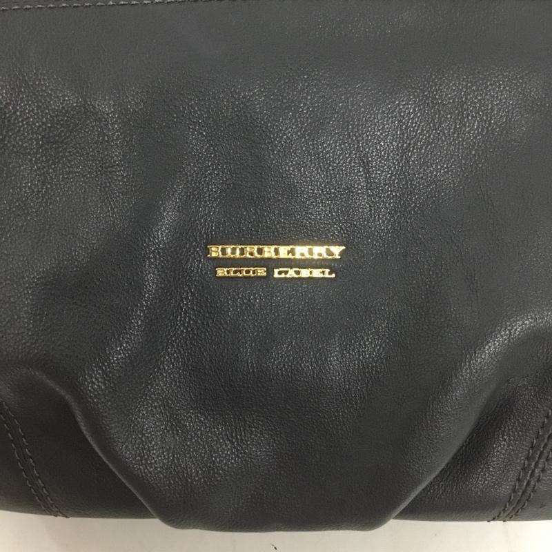バーバリーブルーレーベル BURBERRY BLUE LABEL トートバッグ トートバッグ E2119-100-09 ハンドバッグ ロゴ、文字 黒 / ブラック / X 金 / ゴールド / レディース USED 古着 中古 10140048