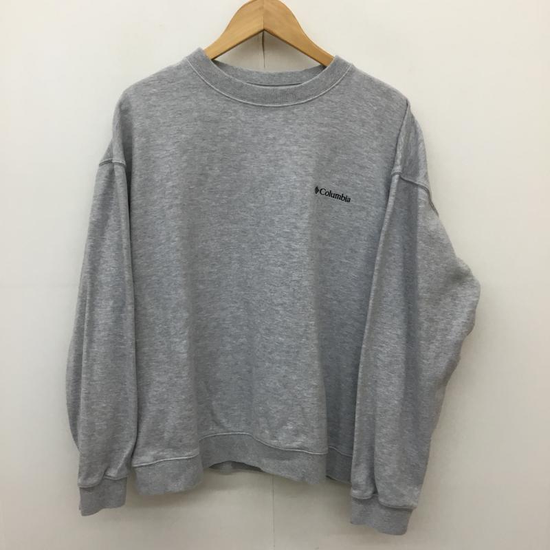 コロンビア Columbia トレーナー 長袖 スウェット 223PM 4402 M ロゴ、文字 X 刺繍 灰 / グレー / メンズ USED 古着 中古 10136374