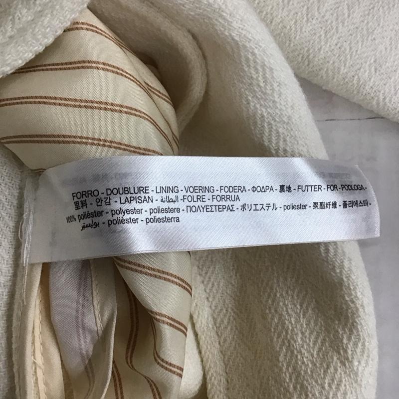 ザラ ZARA ジャケット、上着 ジャケット、ブレザー 8073 038 712 ダブル テーラードジャケット S 無地 アイボリー / アイボリー / レディース USED 古着 中古 10118499