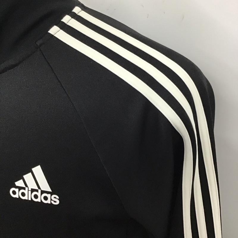 アディダス adidas ジャケット、上着 ジャケット、ブレザー H28922 SERENO スリーストライプス トラックジャケット スポーツウェア ジャージ L ロゴ、文字 黒 / ブラック / X 白 / ホワイト / メンズ USED 古着 中古 10123305