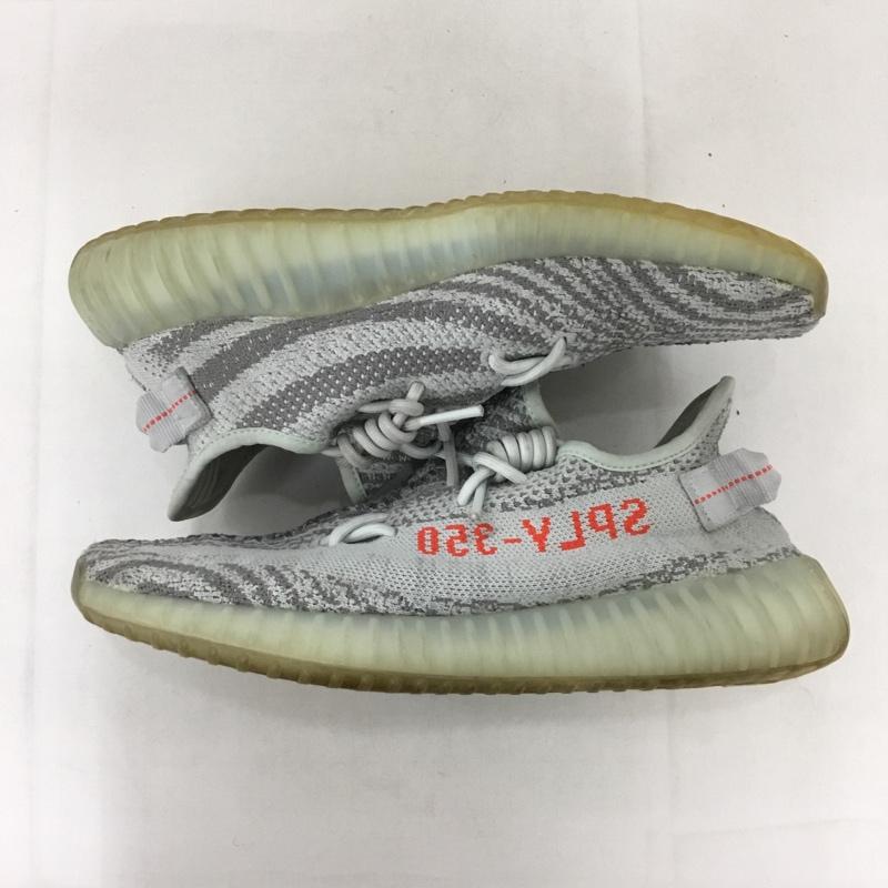 アディダス adidas スニーカー スニーカー B37571 YEEZY BOOST 350 V2 27.5cm 27.5cm ロゴ、文字 灰 / グレー / メンズ USED 古着 中古 10130773