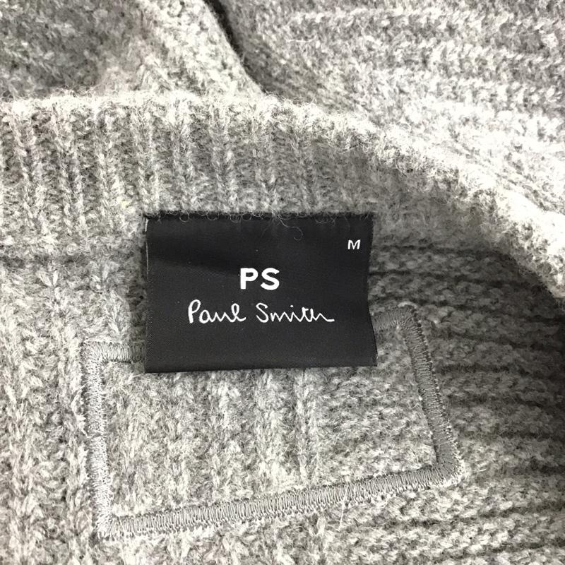 ピーエスポールスミス PS Paul Smith ニット、セーター 長袖 PY-5C-71807 クルーネック M 灰 / グレー / メンズ USED 古着 中古 10125714