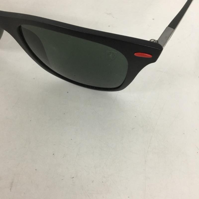 レイバン Ray-Ban めがね・サングラス サングラス RB4195-MF FERRARI ライトフォース フェラーリ ワンポイント 黒 / ブラック / X 赤 / レッド / メンズ USED 古着 中古 10127891