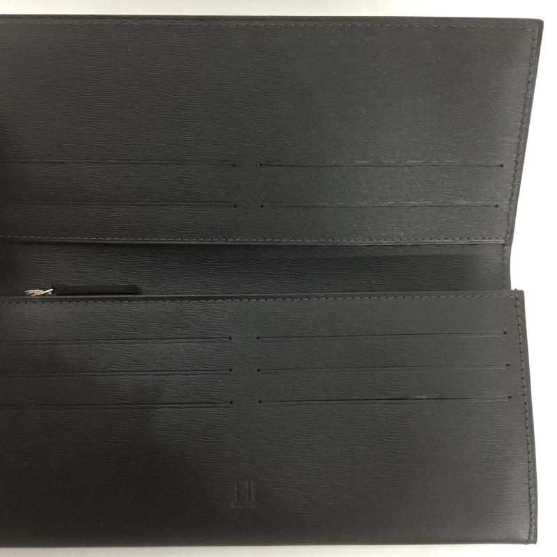 ダンヒル DUNHILL 財布 長財布 SIDECAR FP1010E 箱有 ワンポイント ダークブラウン / ダークブラウン / メンズ USED 古着 中古 10126458