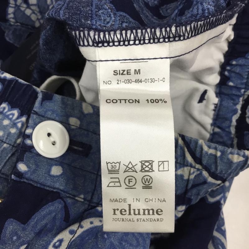 レリュームジャーナルスタンダード relume Journal Standard パンツ ワークパンツ、ペインターパンツ ワークパンツ ワイドパンツ カジュアルパンツ 総柄 M 総柄 マルチカラー / マルチカラー /  メンズ USED 古着 中古 10122874