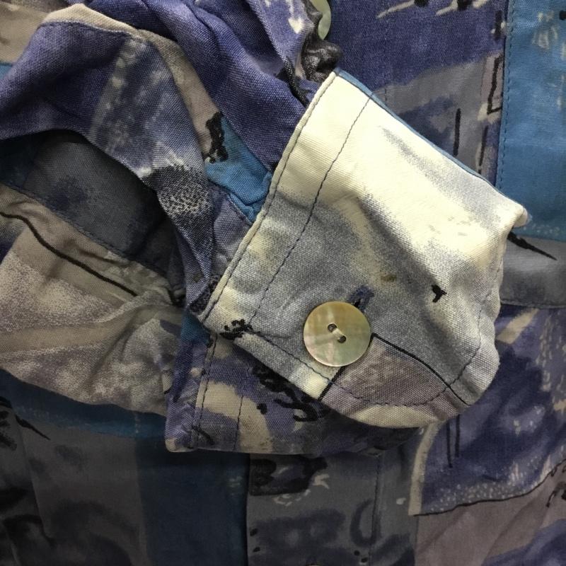 古着 USED シャツ、ブラウス 長袖 長袖シャツ カラーシャツ 長袖カットソー アロハシャツ 総柄 マルチカラー / マルチカラー / メンズ USED 古着 中古 10106422