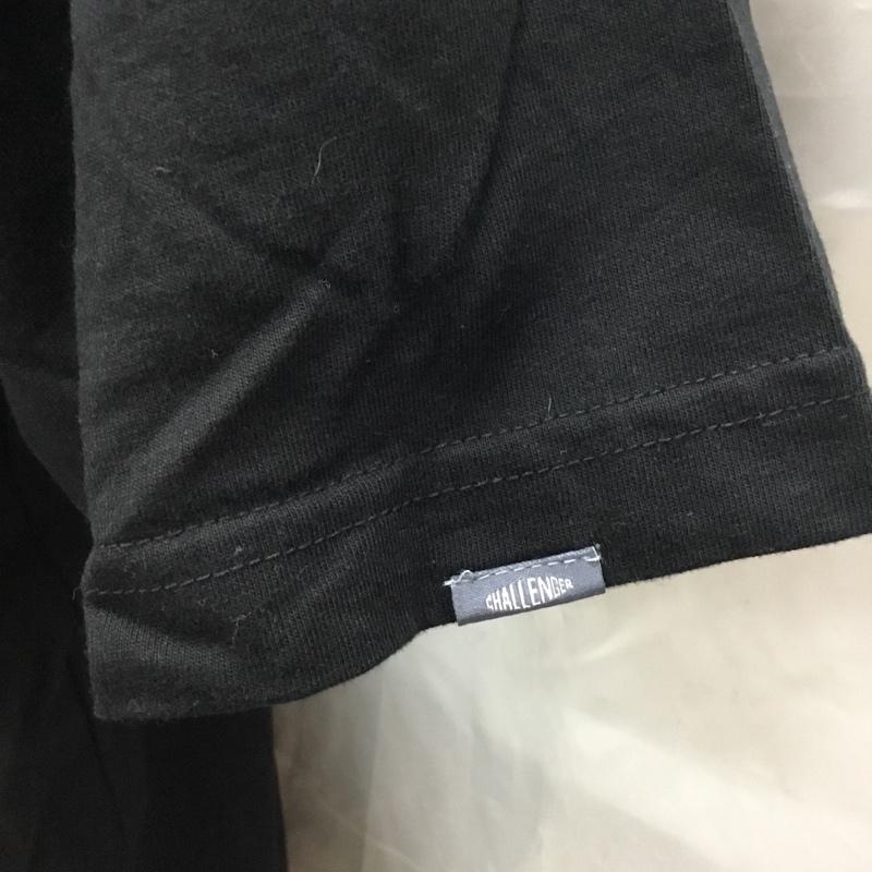 チャレンジャー CHALLENGER Tシャツ 半袖 半袖カットソー プリントTシャツ クルーネックカットソー L プリント 黒 / ブラック /  メンズ USED 古着 中古 10112207