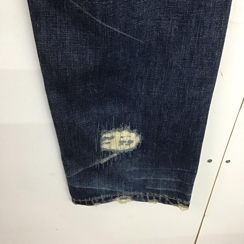リーバイスフェノム LEVI S Fenom パンツ デニム、ジーンズ 505-0207m デニムパンツ ワイドパンツ カジュアルパンツ 36 プリント X ダメージ加工 インディゴ / インディゴ / メンズ USED 古着 中古 10134062