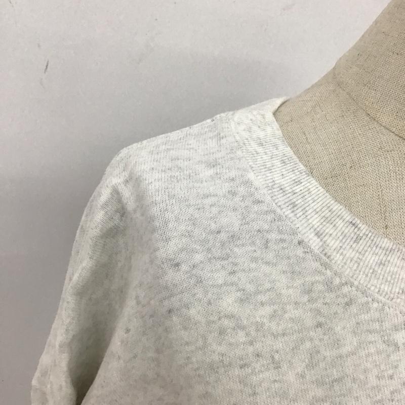ニコアンド niko and... トレーナー 長袖 NKN26604AD ロンT カットソー M ロゴ、文字 灰 / グレー / レディース USED 古着 中古 10109072