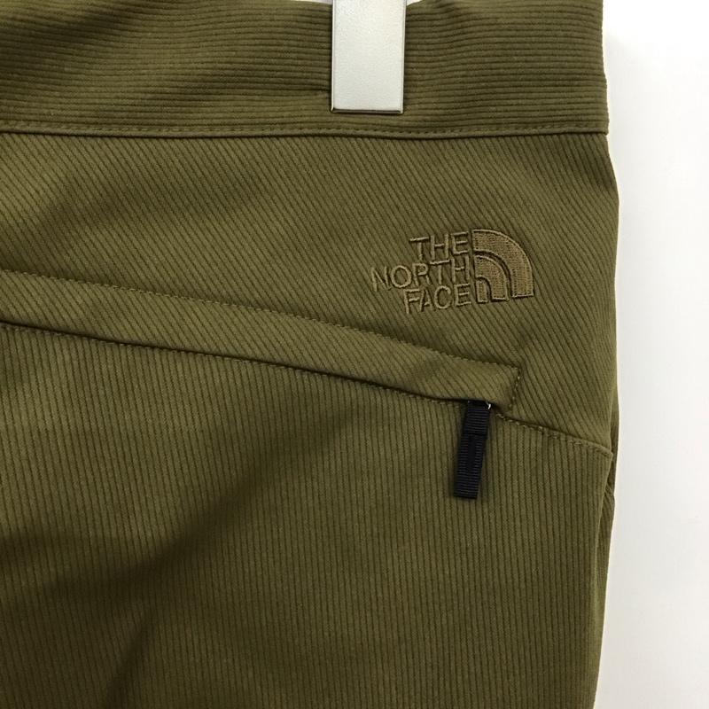 ザノースフェイス THE NORTH FACE パンツ ワークパンツ、ペインターパンツ nb81706 エクスプローラーコーデュロイパンツ ワイドパンツ L 無地 カーキ / カーキ /  メンズ USED 古着 中古 10126296