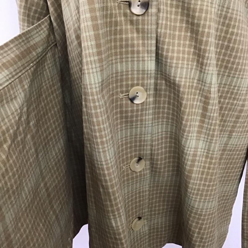 スライ SLY ワンピース ミニスカート 030DAM33-2550 CHECK WRAP SH OP シャツワンピース 1 チェック ベージュ / ベージュ / X カーキ / カーキ / レディース USED 古着 中古 10108230