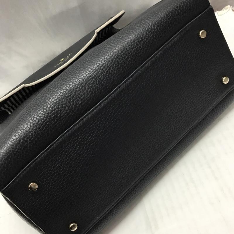 ケイトスペード Kate Spade ハンドバッグ ハンドバッグ 2WAY ショルダー レザー ロゴ、文字 黒 / ブラック / レディース USED 古着 中古 10120740