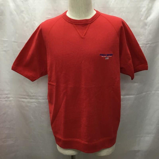 ポロスポーツラルフローレン POLOSPORT Tシャツ 半袖 半袖スウェットカットソー クルーネックカットソー ラグラン L ロゴ、文字 赤 / レッド /  メンズ USED 古着 中古 10108534