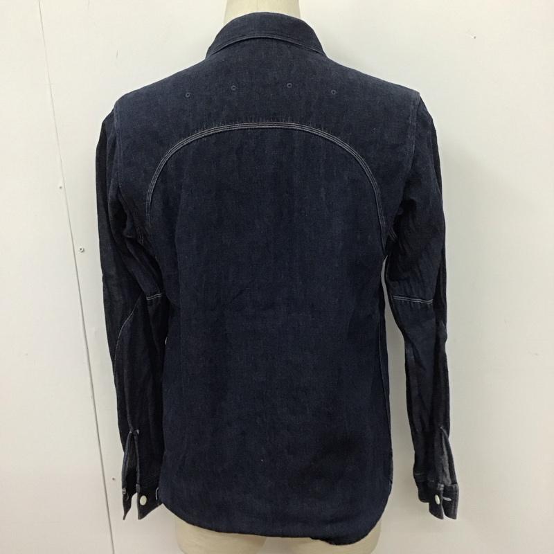 サニースポーツ SUNNY SPORTS シャツ、ブラウス 長袖 長袖シャツ カラーシャツ ポケットシャツ 長袖カットソー デニムシャツ M 無地 インディゴ / インディゴ /  メンズ USED 古着 中古 10109272
