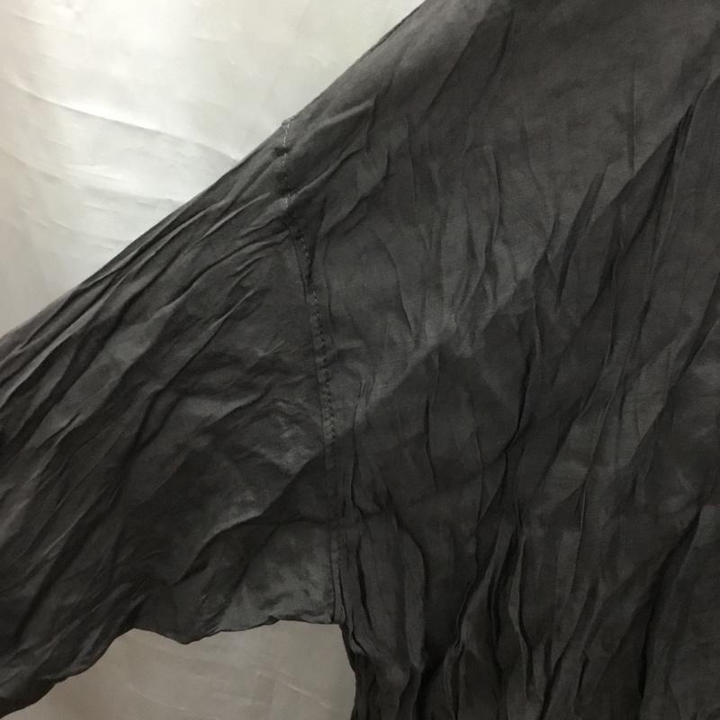 ショコラ フィネ ローブ chocol raffine robe カットソー 半袖 6a16l0a1300 エアリートップス 半袖かっとそー カジュアルシャツ FREE 無地 黒 / ブラック / レディース USED 古着 中古 10113388