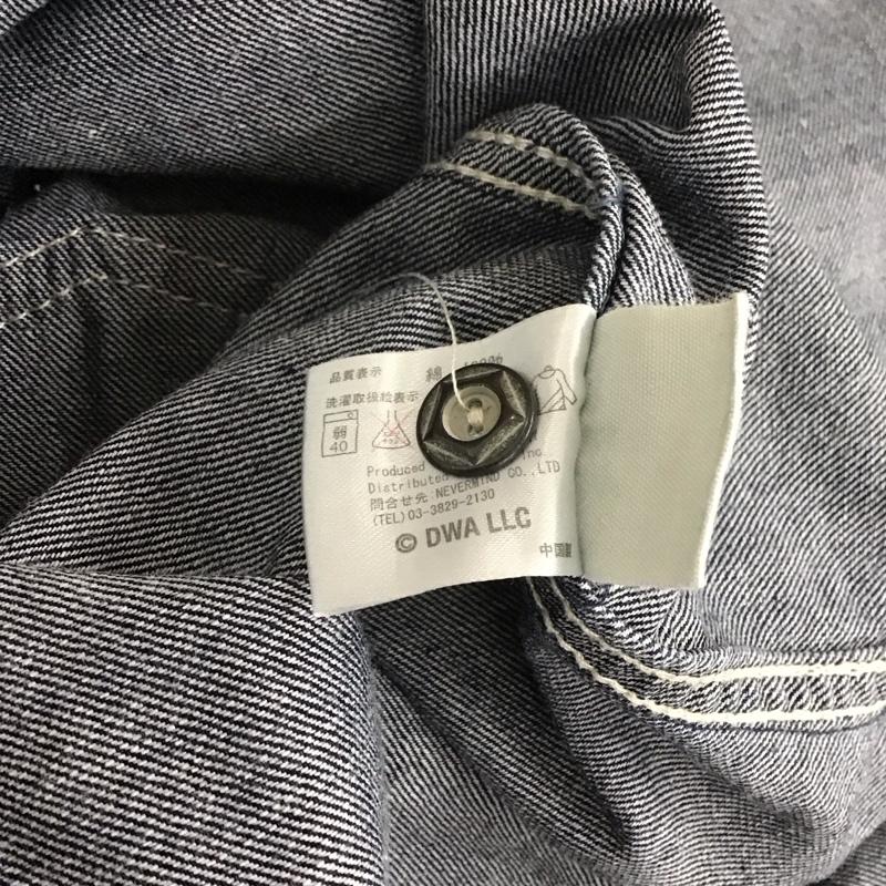 ヴァンソン VANSON シャツ、ブラウス 長袖 長袖シャツ カラーシャツ ポケットシャツ 長袖カットソー 古着 ヴィンテージ XXL ロゴ、文字 インディゴ / インディゴ / メンズ USED 古着 中古 10106784