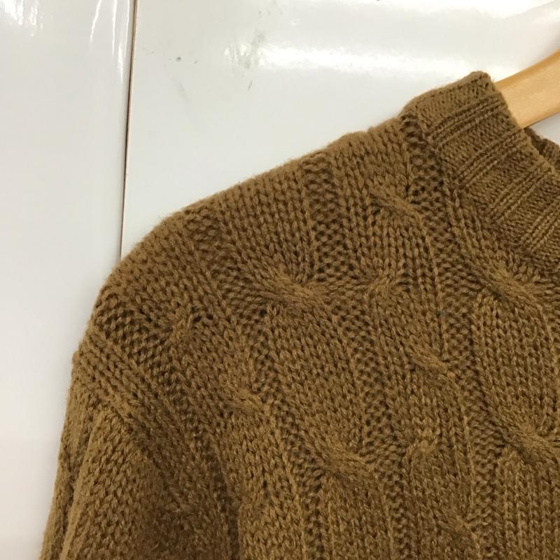 ビームス ハート BEAMS HEART ニット、セーター 長袖 長袖ニットカットソー ニット セーター クルーネックニット L 茶 / ブラウン / レディース USED 古着 中古 10117893