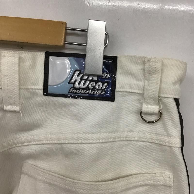 キックウエア KIK WEAR パンツ デニム、ジーンズ 36インチ 無地 白 / ホワイト /  メンズ USED 古着 中古 10126411