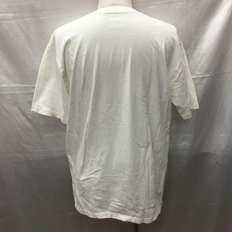 ダブルタップス WTAPS Tシャツ 半袖 半袖カットソー プリントTシャツ クルーネックカットソー 3 ロゴ、文字 白 / ホワイト / メンズ USED 古着 中古 10114847