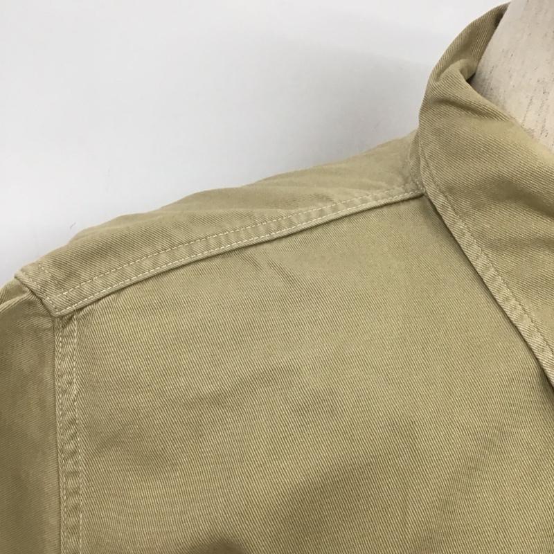 ビッグヤンク BIG YANK シャツ、ブラウス 半袖 半袖シャツ カラーシャツ 半袖カットソー 無地シャツ 無地 ベージュ / ベージュ /  メンズ USED 古着 中古 10108510
