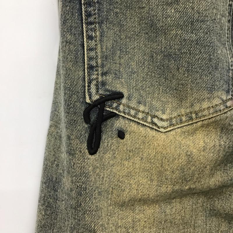 古着 USED パンツ デニム、ジーンズ デニムパンツ ワイドパンツ カジュアルパンツ XL 無地 マルチカラー / マルチカラー /  メンズ USED 古着 中古 10124932