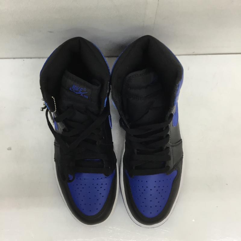 ナイキ NIKE スニーカー スニーカー 136066-041 Nike Air Jordan 1 Retro High Roya 2001年製 エアジョーダン1 レトロ ハイ ロイヤル 24.5cm ロゴ、文字 白 / ホワイト / X 青 / ブルー / X 黒 / ブラック / レディース USED 古着 中古 10116031