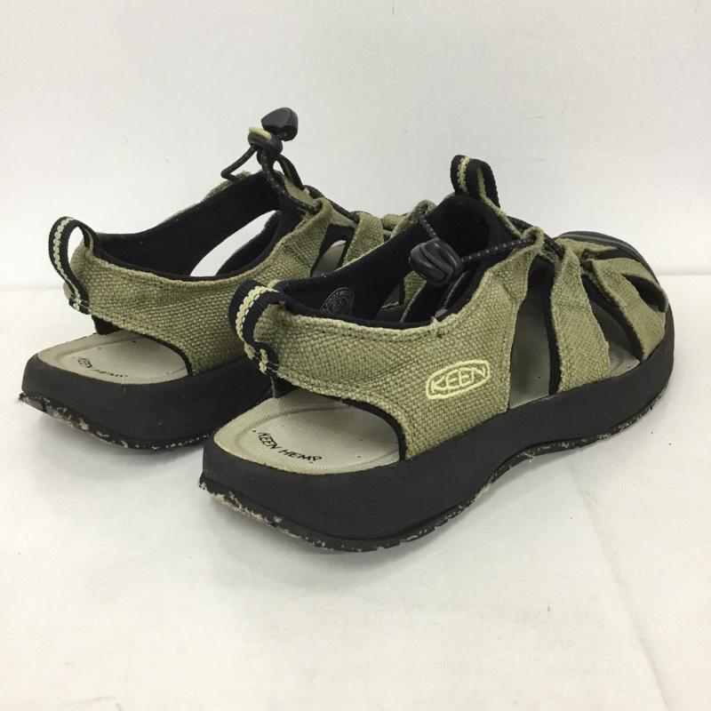 キーン KEEN アウトドアシューズ アウトドアシューズ Tijuana Hemp サンダル 箱有 26.5cm 26.5cm ロゴ、文字 カーキ / カーキ / X 黒 / ブラック / メンズ USED 古着 中古 10131199