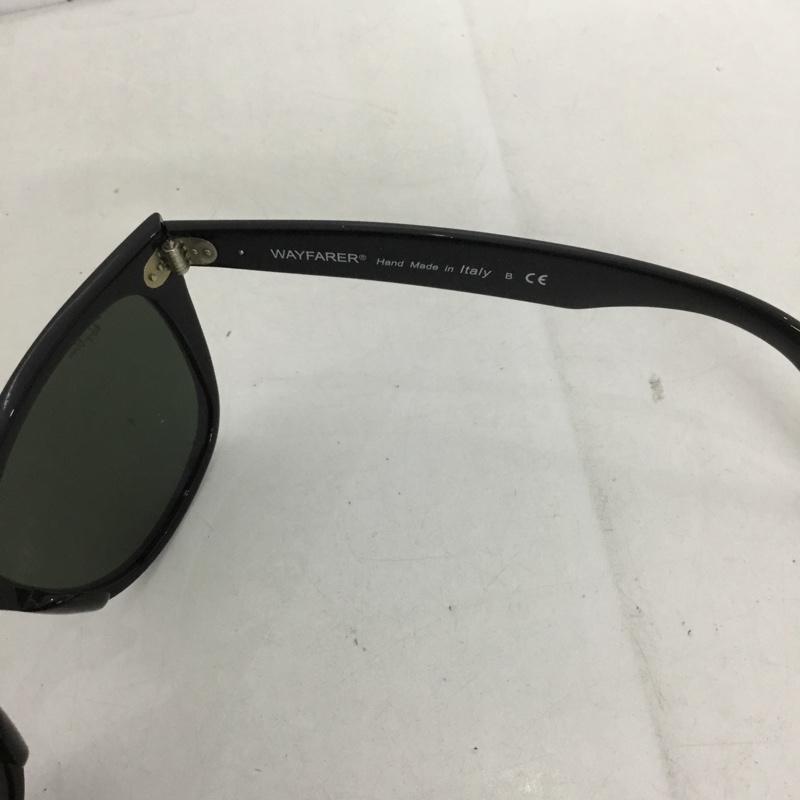 レイバン Ray-Ban めがね・サングラス サングラス RB2140-F WAYFARER カラーレンズ ケース付き ロゴ、文字 黒 / ブラック / メンズ USED 古着 中古 10129407