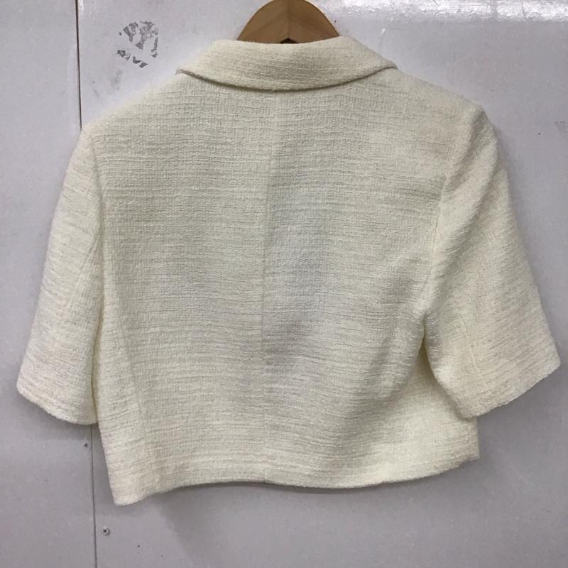 ザラ ZARA ジャケット、上着 ジャケット、ブレザー S 無地 白 / ホワイト / レディース USED 古着 中古 10129393