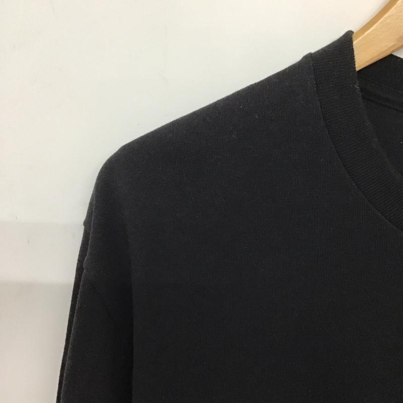 ザノースフェイス THE NORTH FACE Tシャツ 長袖 nt32441 ロングスリーブスモールボックスロゴティー 長袖カットソー プリントTシャツ L ロゴ、文字 黒 / ブラック / メンズ USED 古着 中古 10138535