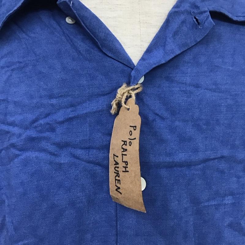 ラルフローレン RALPHLAUREN シャツ、ブラウス 半袖 半袖シャツ カラーシャツ 半袖カットソー アロハシャツ XXL プリント 青 / ブルー / メンズ USED 古着 中古 10106355