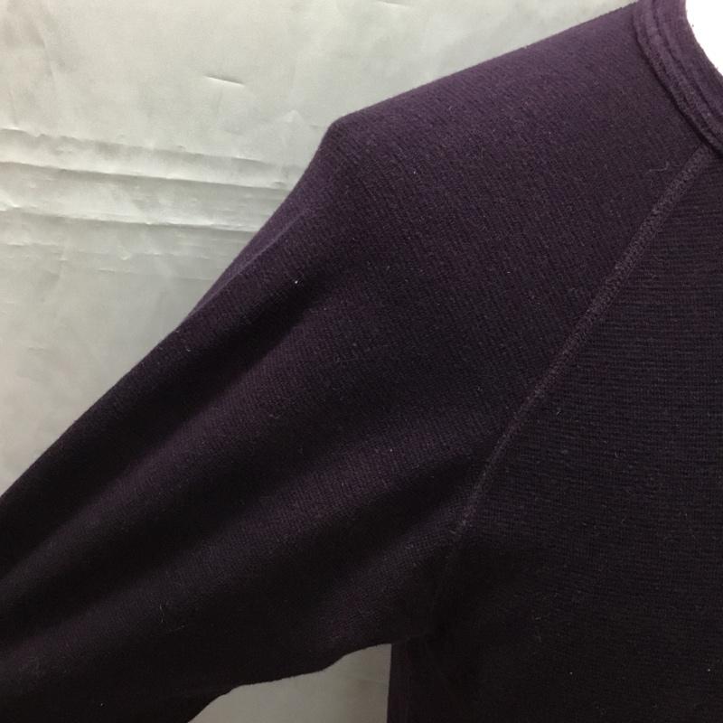 ハリウッドランチマーケット HOLLYWOOD RANCH MARKET カットソー 長袖 L 無地 紫 / パープル /  メンズ USED 古着 中古 10108865