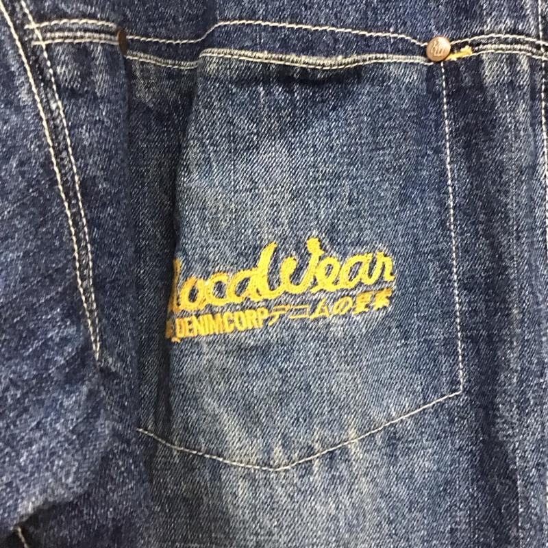 ロカウェア ROCAWEAR ジャケット、上着 ジャケット、ブレザー デニムジャケット Gジャン アウター カジュアルジャケット XL ロゴ、文字 インディゴ / インディゴ / メンズ USED 古着 中古 10130314