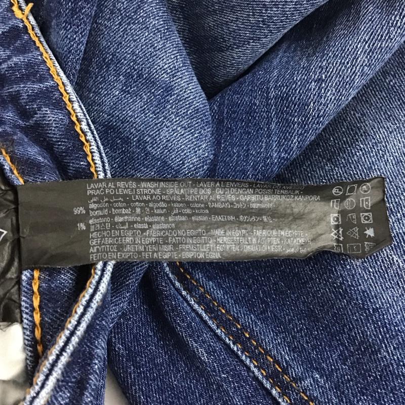 ザラ ZARA パンツ デニム、ジーンズ 38 無地 インディゴ / インディゴ / レディース USED 古着 中古 10148920