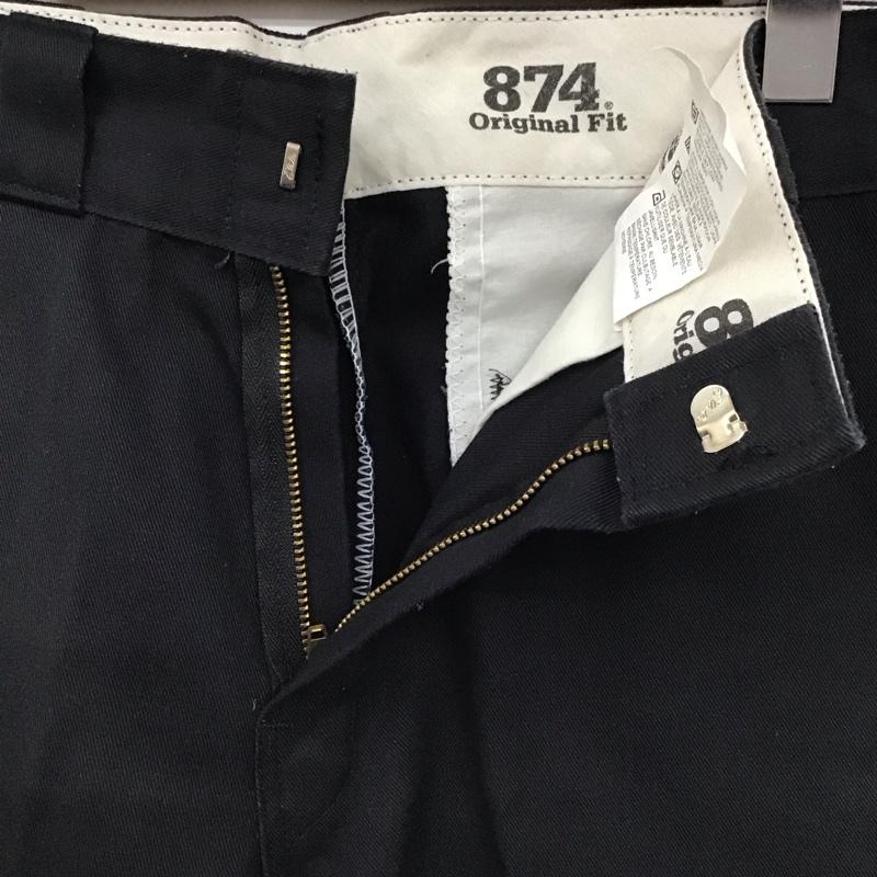 ディッキーズ Dickies パンツ ワークパンツ、ペインターパンツ 30インチ 無地 黒 / ブラック / メンズ USED 古着 中古 10130445