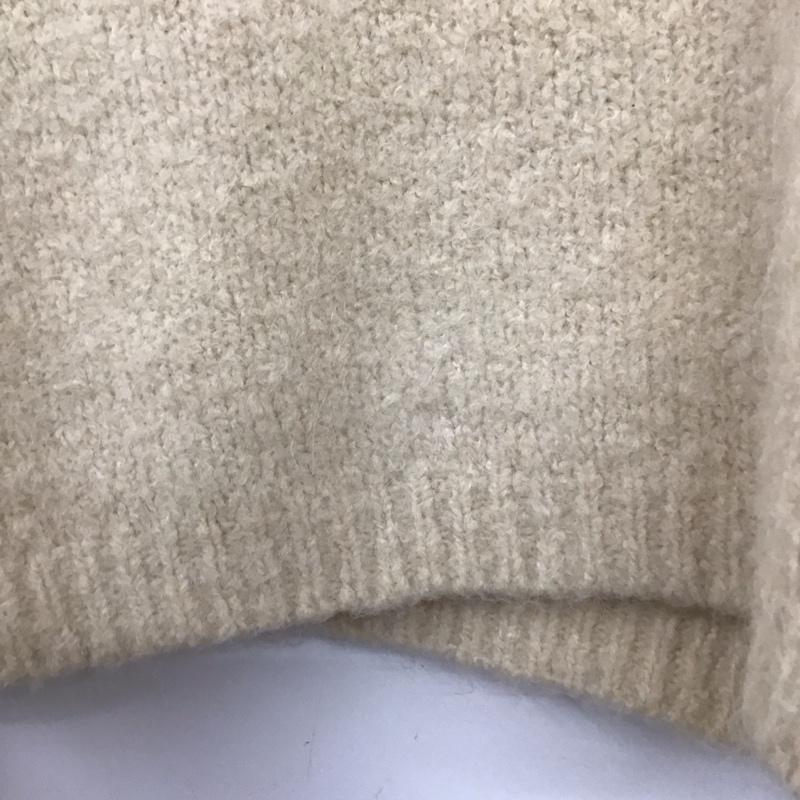 ザラ ZARA ニット、セーター 長袖 9598/125/712 ふわもこニット S 無地 ベージュ / ベージュ / レディース USED 古着 中古 10132856