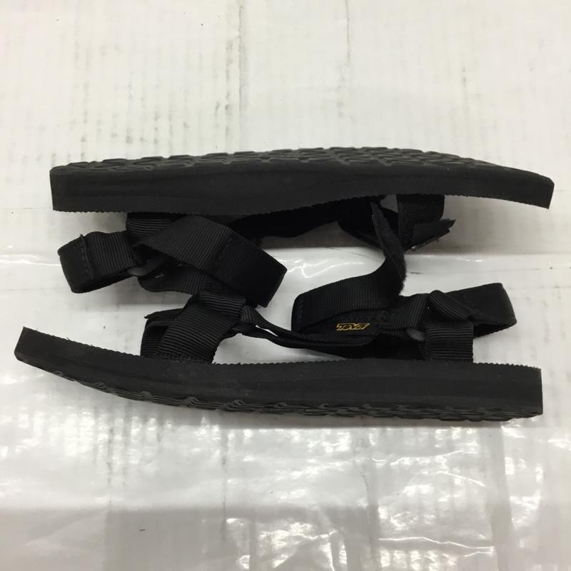 テバ Teva サンダル サンダル 1003987 ORIGINAL UNIVERSAL スポーツサンダル 24cm 24.0cm ロゴ、文字 黒 / ブラック / レディース USED 古着 中古 10106474