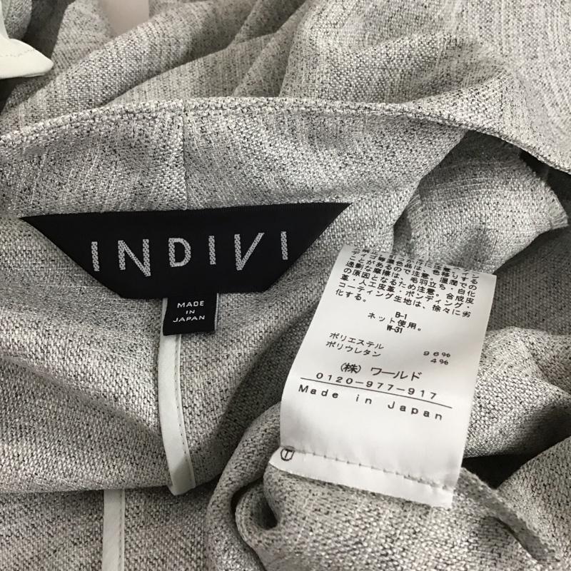 インディヴィ INDIVI スーツ パンツスーツ セットアップ 無地 灰 / グレー / レディース USED 古着 中古 10106651