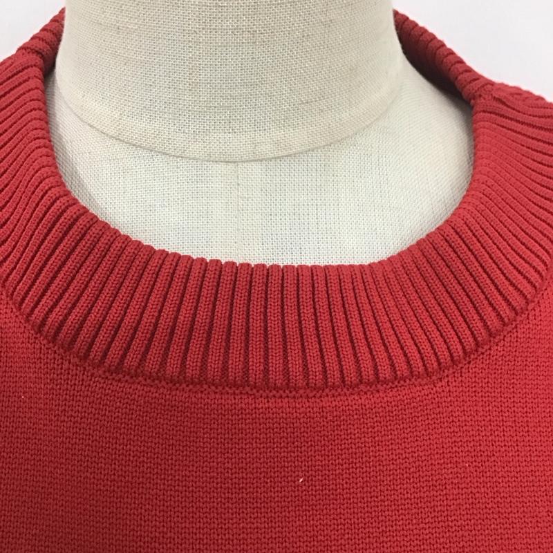 マウジー MOUSSY トレーナー 長袖 010BSA70-1090 LUSTER CN KNIT TOPS FREE 無地 赤 / レッド / レディース USED 古着 中古 10108221