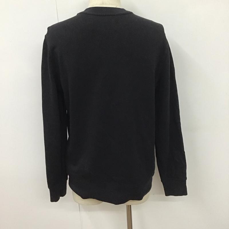 カルヴァン クライン ジーンズ Calvin Klein Jeans トレーナー 長袖 J321456 刺繍 L ロゴ、文字 黒 / ブラック / メンズ USED 古着 中古 10111841