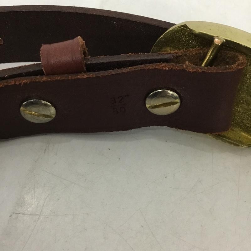 ポロラルフローレン POLO RALPH LAUREN ベルト・バックル ベルト レザー ワンポイント 茶 / ブラウン / メンズ USED 古着 中古 10131203