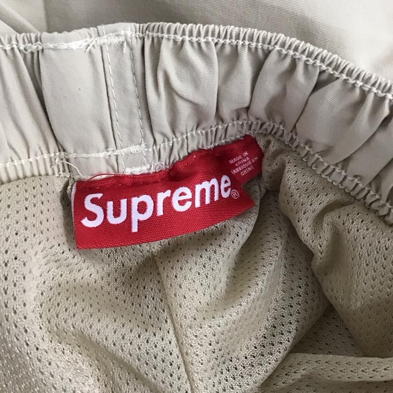 シュプリーム Supreme パンツ ワークパンツ、ペインターパンツ 17ss ナイロンパンツ ワイドパンツ S ロゴ、文字 ベージュ / ベージュ /  メンズ USED 古着 中古 10126173