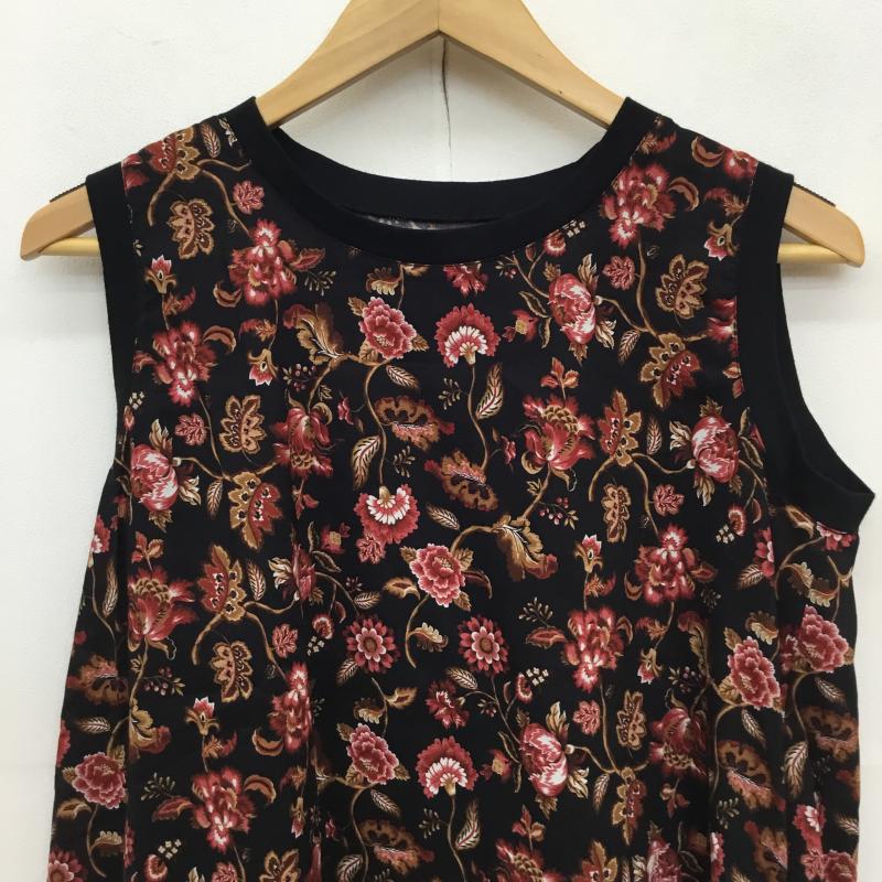 ビーミング バイ ビームス B:MING by BEAMS タンクトップ タンクトップ FREE 花柄 黒 / ブラック / X 赤 / レッド / レディース USED 古着 中古 10129985
