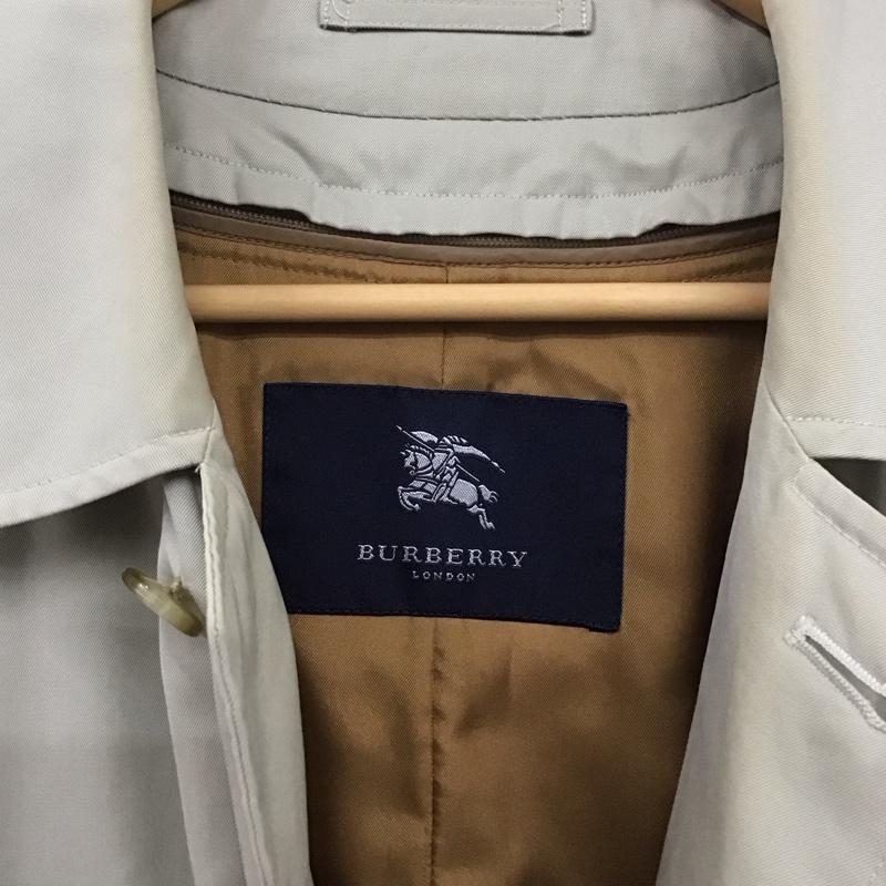 バーバリーロンドン Burberry London ジャケット、上着 ジャケット、ブレザー ロングジャケット アウター ロングコート 無地 ベージュ / ベージュ / メンズ USED 古着 中古 10137850