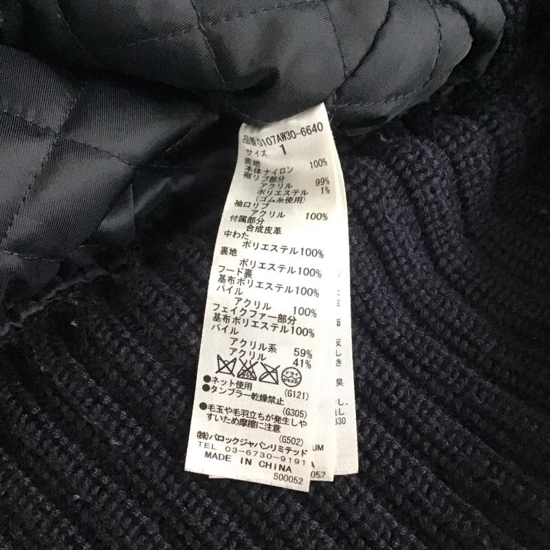 マウジー MOUSSY ジャケット、上着 ジャケット、ブレザー 0107aw30-6640 ミリタリージャケット ジップアップジャケット ナイロンジャケット 1 無地 紺 / ネイビー / レディース USED 古着 中古 10108825