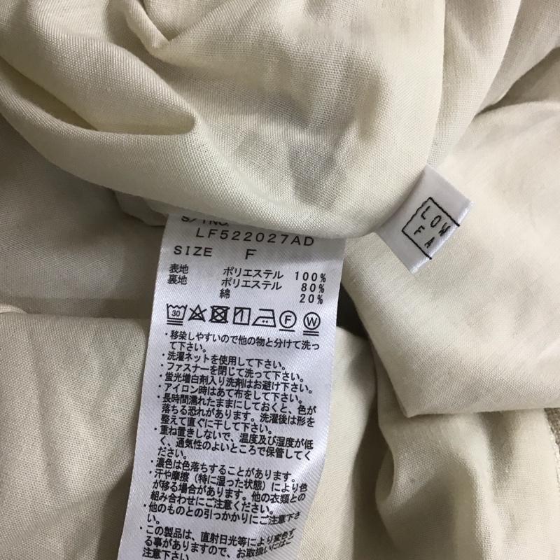ローリーズファーム LOWRYS FARM セットアップ セットアップ LF722023AD バスケットシャツジャケット バスケットショートパンツ ハーフパンツ FREE 無地 アイボリー / アイボリー / レディース USED 古着 中古 10108166