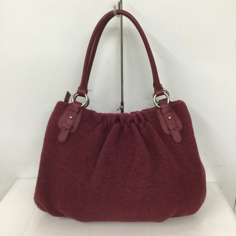 アニエス・ベー agnes b. トートバッグ トートバッグ SNR-11 ウール混 ロゴ、文字 紫 / パープル / レディース USED 古着 中古 10126995