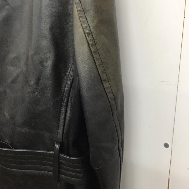 古着 USED コート コート一般 羊革 L 無地 黒 / ブラック / メンズ USED 古着 中古 10134444