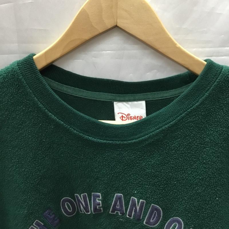 ディズニー Disney トレーナー 長袖 ティガー スウェット XL 無地 緑 / グリーン / メンズ USED 古着 中古 10110784