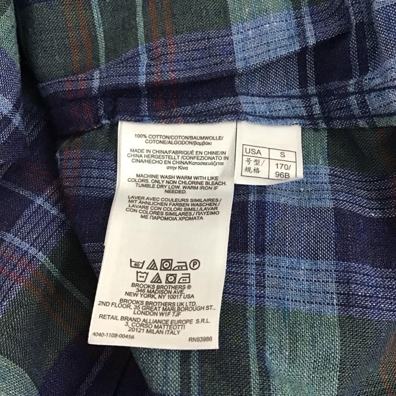 ブルックスブラザーズ BROOKS BROTHERS シャツ、ブラウス 長袖 長袖シャツ チェックシャツ カラーシャツ カジュアルシャツ ボタンダウンシャツ S チェック マルチカラー / マルチカラー / メンズ USED 古着 中古 10111123
